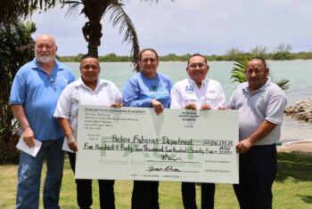 Signing of Targeted Investment to Improve Belize’s Marine Reserve Network