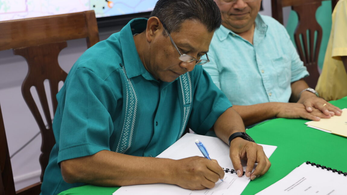 Ministry of Economic Development through RRB hands over Weather Sensors and Equipment to the National Meteorological Service of Belize for AgroMet Development