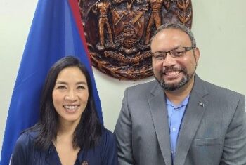 Hon. Henry Charles Usher Meets with U.S. Ambassador Michelle Kwan