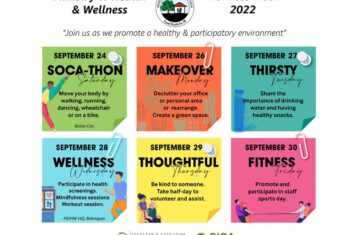 Ministry of Health & Wellness Commemorates Wellness Week 2022