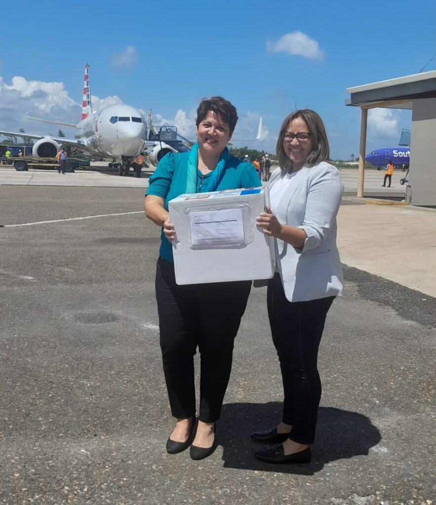 Belize Receives COVID 19 Vaccines From The Netherlands Government Of   Vaccination Donation 883x1024 