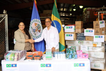 Belize Receives Hurricane Relief Donation from Brazil