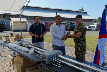 BDF Receives Communications Equipment to Increase Citizen Security