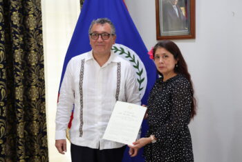 Governor General Welcomes New Italian Ambassador  to Belize