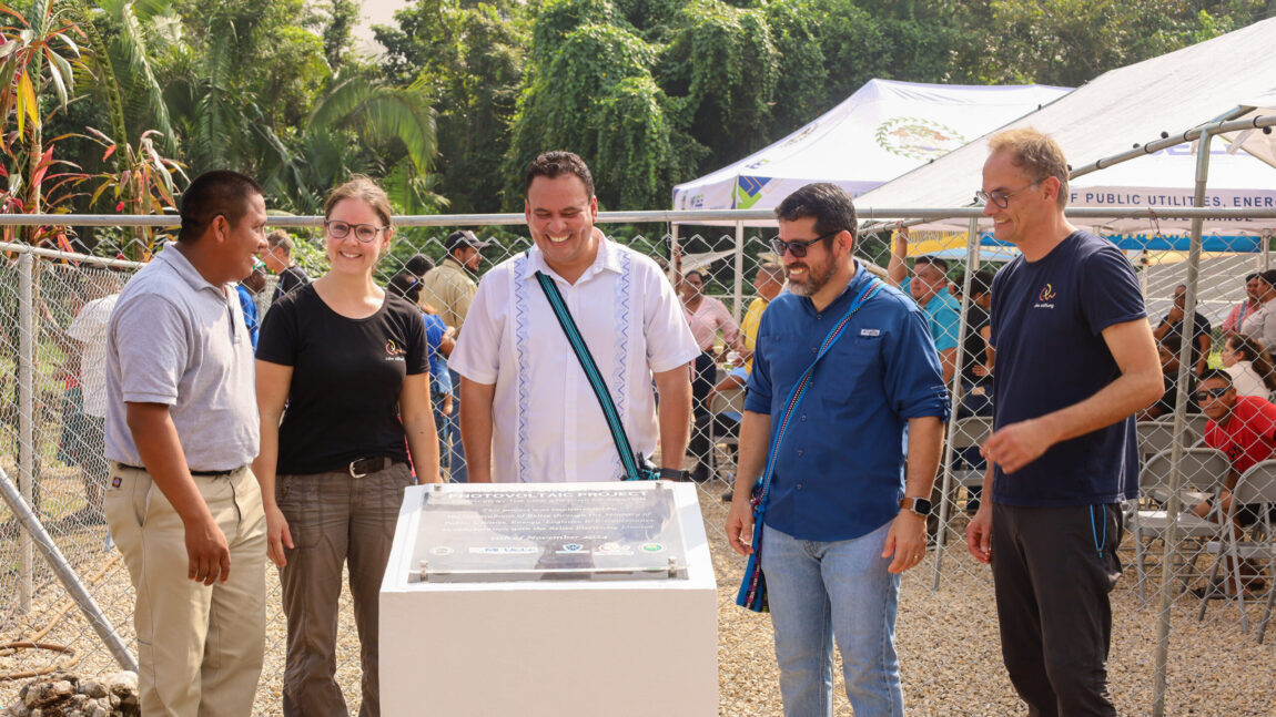 Inauguration of Solar Photovoltaic Project at Corazon Creek, Toledo District